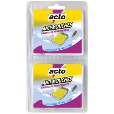 Acto mouches granulés 2x20g musca1