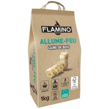 Allume feu laine de bois x 1 kg