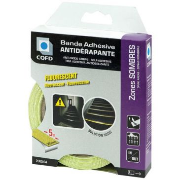 bande adhésive antidérapante fluo 25 mm x 5 m