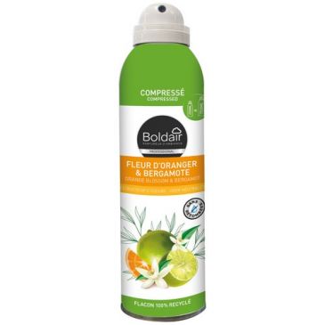 Boldair désodorisant fleur d'oranger et bergamote 250ml