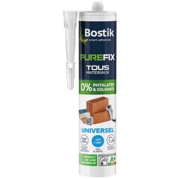 Mastic fixation Purefix Universel - blanc - 290 mL