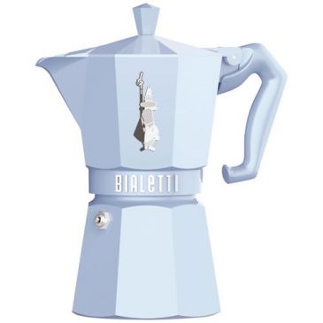 Cafetière italienne 6 tasses Bleu Pastel - Moka Exclusive