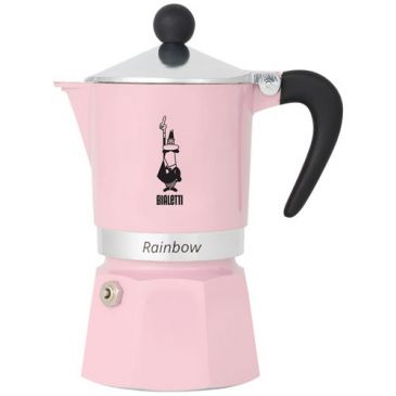 Cafetière italienne 6 tasses Rose Pastel - Rainbow