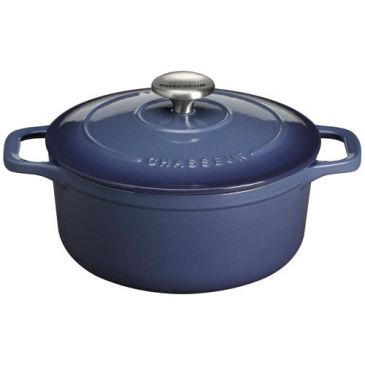 Cocotte en fonte ronde 28 cm Myrtille - Sublime