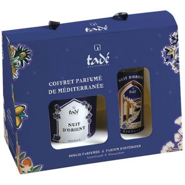 Coffret bougie et spray nigelle nuit d'orient