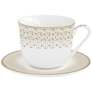 Coffret Tasse Déjeuner 40 cl + sous-tasse - Festive