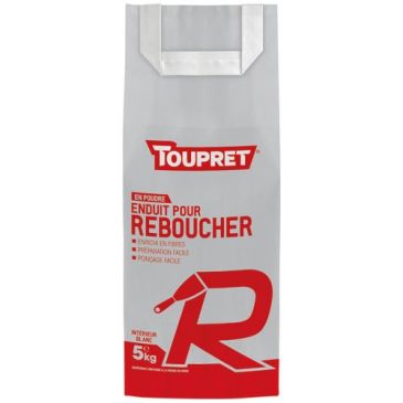 Enduit rebouchage intérieur en poudre 5kg blanc