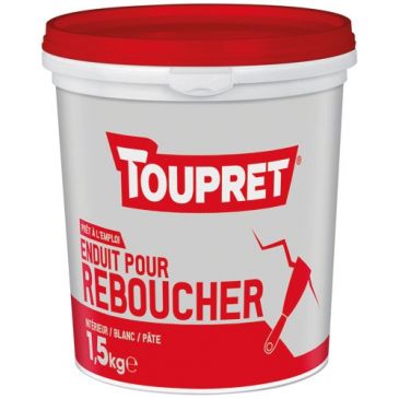 Enduit de rebouchage intérieur - Blanc - 1,5 Kg