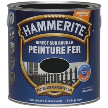 Hammerite ferronnerie mat 0.25l noir 071100