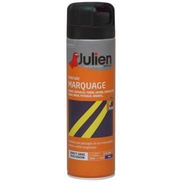 Julien aérosol marquage 500ml noir mat