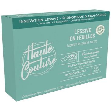 Lessive en feuilles fraicheur océan 60 lavages