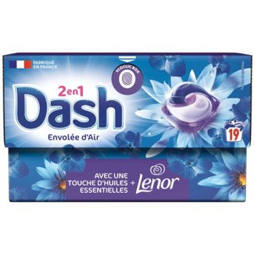 Lessive pods Dash envolée d'air  x19