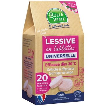 Lessive universelle en tablettes x 20