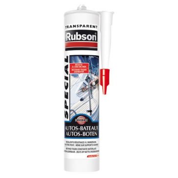 Mastic autos bateaux cartouche 280ml translucide