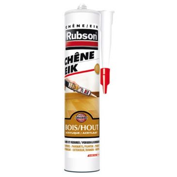 Mastic bois cartouche 280ml finition chêne