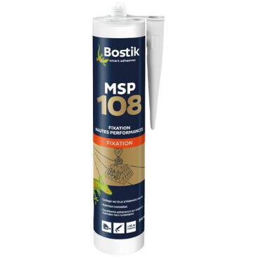 Mastic fixation MS 108 - blanc - 290 mL