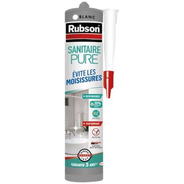 Mastic pure sanitaire blanc cartouche 280ml