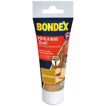 Pâte à bois chêne moyen tube 80gr