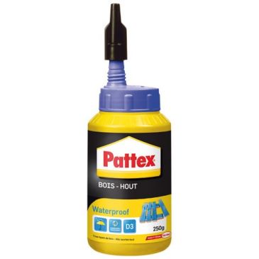 Pattex colle à bois waterproof biberon 250g