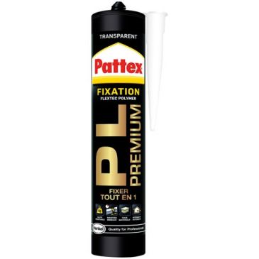 Pattex PL colle premium cartouche 290g crystal