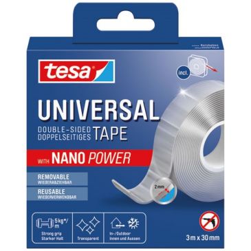 Ruban de fixation universel nanopower 3m x 30 mm