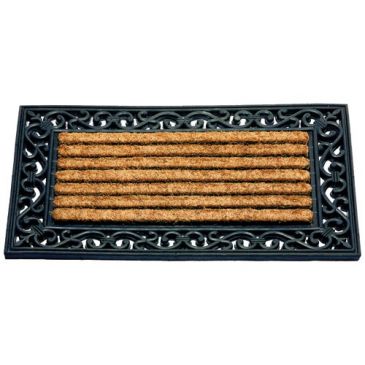 Tapis Coral en coco forme rectangle 45 x 75 cm 