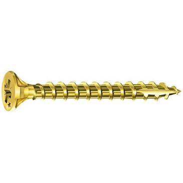 Vis rocket minivybac pozidriv tête fraisée 4x15mm x45